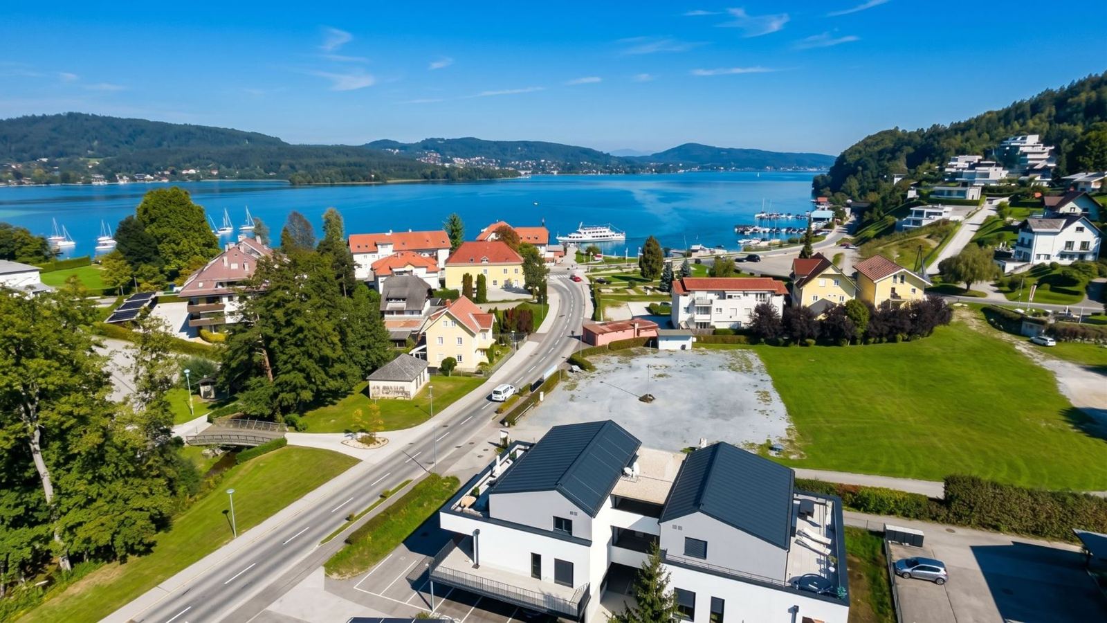 seeerleben Reifnitz – Haus in der Seenstraße 11 mit Blick auf den Wörthersee